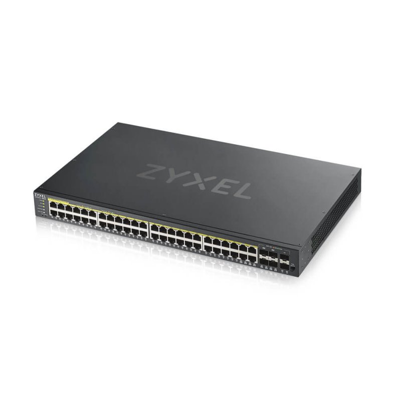 Zyxel GS1920-48HPV2 Géré Gigabit Ethernet (10/100/1000) Connexion Ethernet, supportant l'alimentation via ce port (PoE