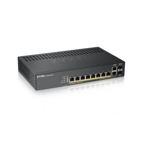Zyxel GS1920-8HPV2 Géré Gigabit Ethernet (10/100/1000) Connexion Ethernet, supportant l'alimentation via ce port (PoE)