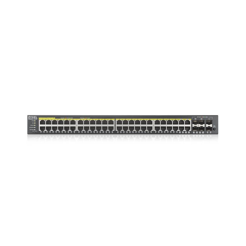 Zyxel GS2220-50HP-EU0101F network switch Managed L2 Gigabit Ethernet (10/100/1000) Power over Ethernet (PoE) Black