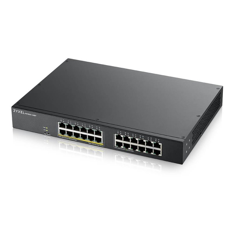 Zyxel GS1900-24EP Géré L2 Gigabit Ethernet (10/100/1000) Connexion Ethernet, supportant l'alimentation via ce port (Po