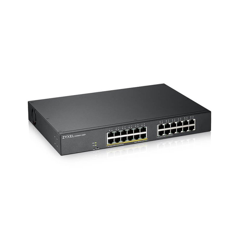 Zyxel GS1900-24EP Géré L2 Gigabit Ethernet (10/100/1000) Connexion Ethernet, supportant l'alimentation via ce port (Po