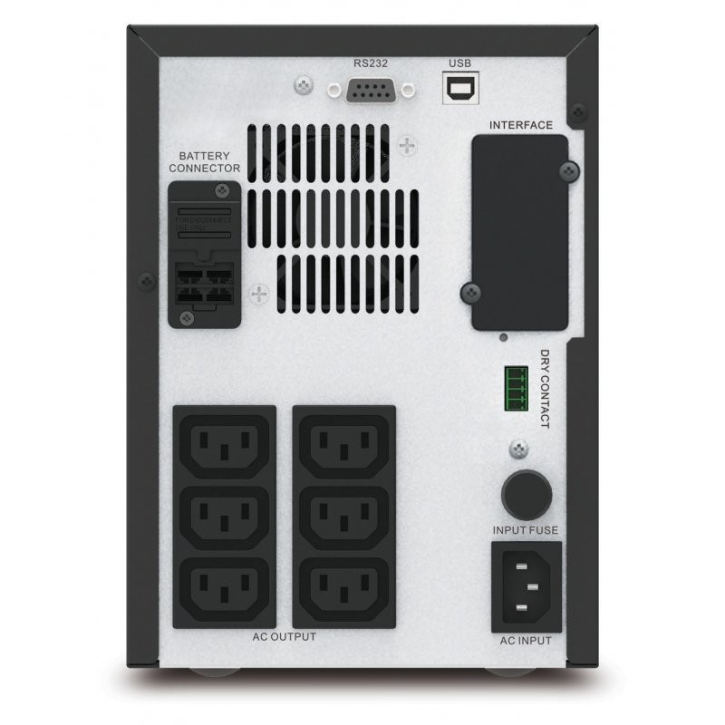 APC Easy UPS SMV alimentation d'énergie non interruptible Interactivité de ligne 0,75 kVA 525 W 6 sortie(s) CA