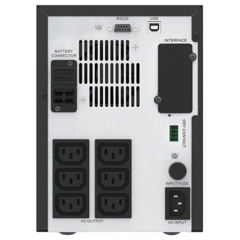 APC Easy UPS SMV alimentation d'énergie non interruptible Interactivité de ligne 1,5 kVA 1050 W 6 sortie(s) CA