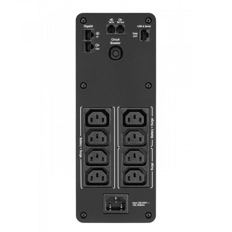 APC BACK UPS PRO BR 1200VA uninterruptible power supply (UPS) Line-Interactive 1.2 kVA 720 W 8 AC outlet(s)