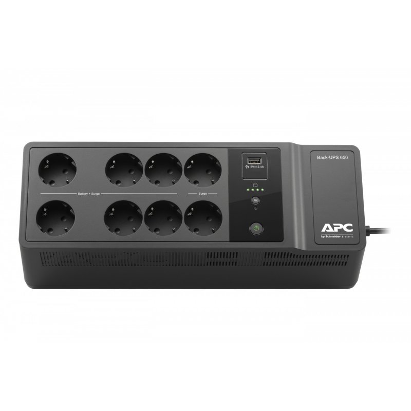 APC Back-UPS 650VA 230V 1 USB charging port - (Offline-) USV alimentation d'énergie non interruptible Veille 0,65 kVA 4
