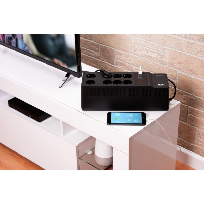 APC compatible BACK-UPS 850VA 230V USB TYPE-C AND A CHARGING PORTS