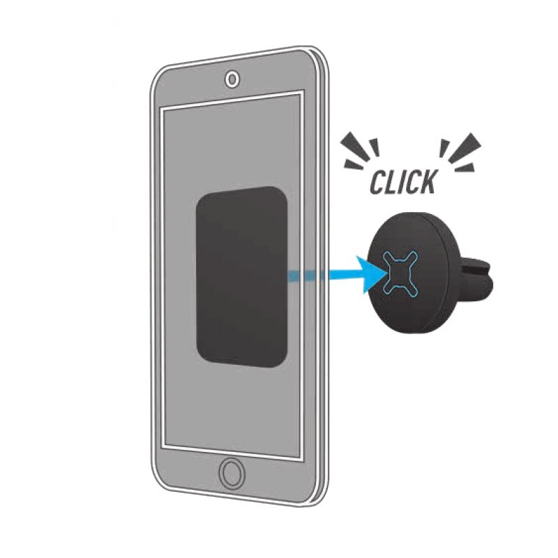 Mobilis U.FIX Passive holder Mobile phone/Smartphone Black