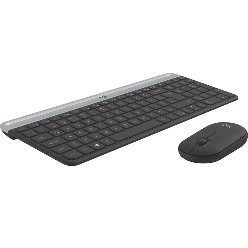 Logitech MK470 clavier Souris incluse RF sans fil QWERTY Tchèque Graphite