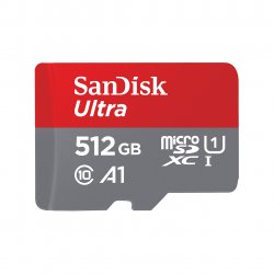 SanDisk Ultra microSDXC 512 Go + adaptateur SD