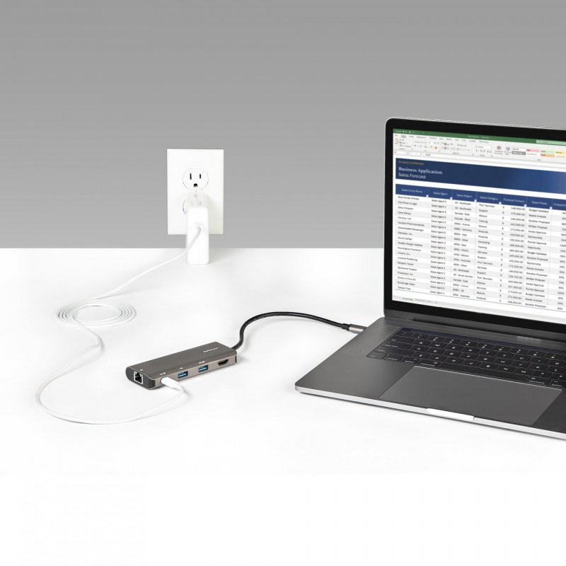 ADAPTATEUR MULTIPORT USB-C 10GBPS HUB USB 4K HDMI 100W PD