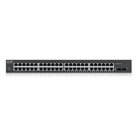 Zyxel GS1900-48HPv2 Managed L2 Gigabit Ethernet (10/100/1000) Power over Ethernet (PoE) Black