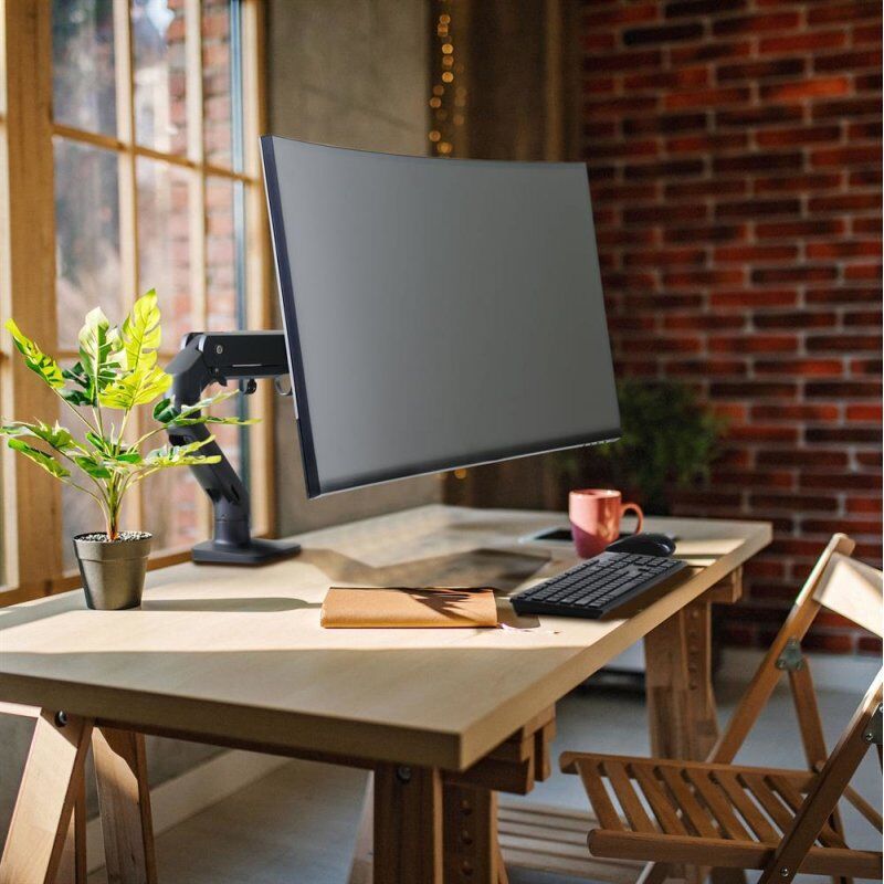 Ergotron HX Series 45-475-224 support d'écran plat pour bureau 124,5 cm (49") Noir