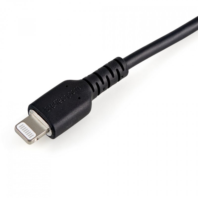 30CM USB TO LIGHTNING CABLE APPLE MFI CERTIFIED - BLACK