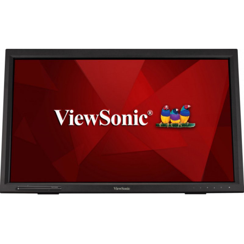 Viewsonic TD2423 écran plat de PC 59,9 cm (23.6") 1920 x 1080 pixels Full HD LED Écran tactile Multi-utilisateur Noir