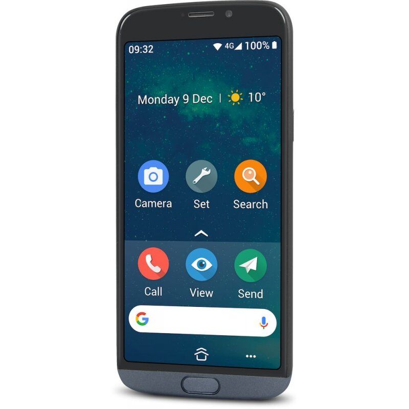 Doro 8050 13.8 cm (5.45") Single SIM Android 9.0 4G USB Type-C 2 GB 16 GB 3000 mAh Black
