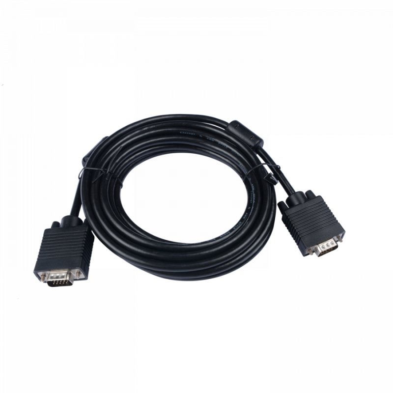 V7 V7E2VGA-05M-BLK networking cable Black