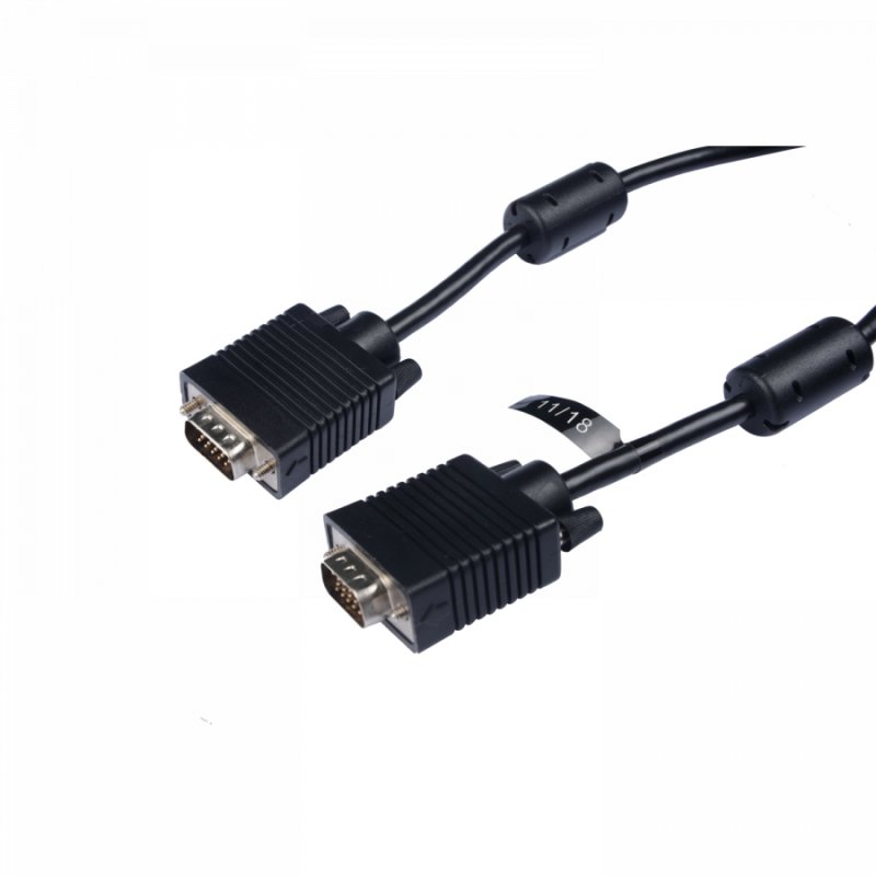 V7 V7E2VGA-05M-BLK networking cable Black