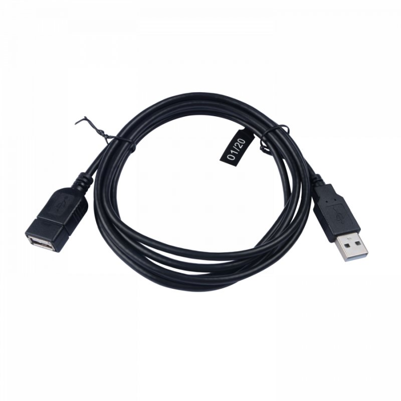 C&acircble d'extension USB 2.0 A femelle vers USB 2.0 A m&acircle, noir 1.8m 6ft