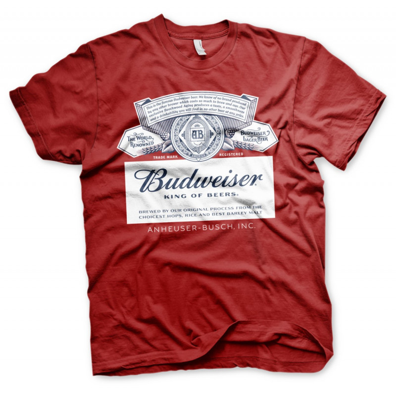 BEER - Budweiser Red Label - T-Shirt - (S)