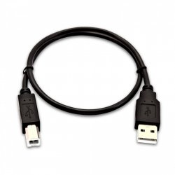 CABLE USB A MALE VERS USB B NOIR 05M 100 CUIVRE