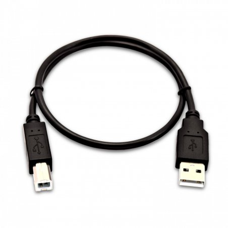 CABLE USB A MALE VERS USB B NOIR 05M 100 CUIVRE