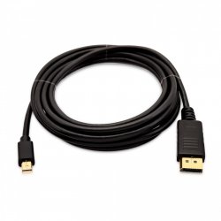 CABLE MINI DP VERS DP MALE 3M NOIR 100 CUIVRE