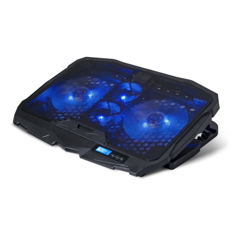 Spirit of Gamer Airblade 600 notebook cooling pad 43.2 cm (17") 1500 RPM Black, Blue