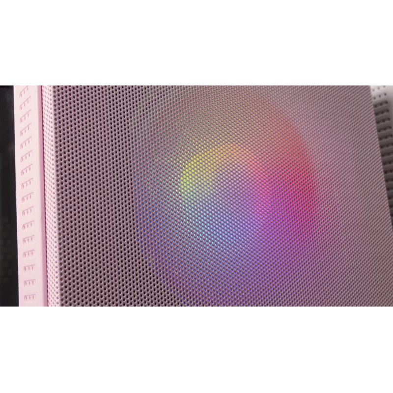 Boitier Mini Tour Micro ATX Mars Gaming compatible MCZ RGB avec panneau vitré (Rose)