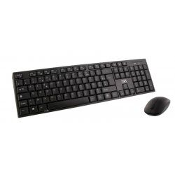 T'nB KBSCBK2 clavier Souris incluse FR sans fil +USB AZERTY Qwerty Noir