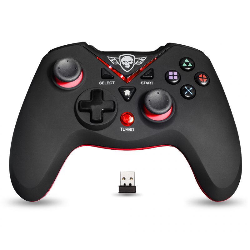 Spirit of Gamer SOG-RFXGP Gaming Controller Black, Red USB Gamepad Analogue / Digital PC, Playstation 3