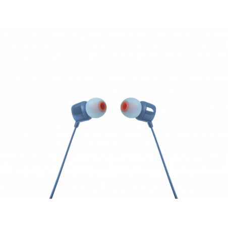 Ecouteurs intra-auriculaires JBL compatible Tune 110 (Bleu)