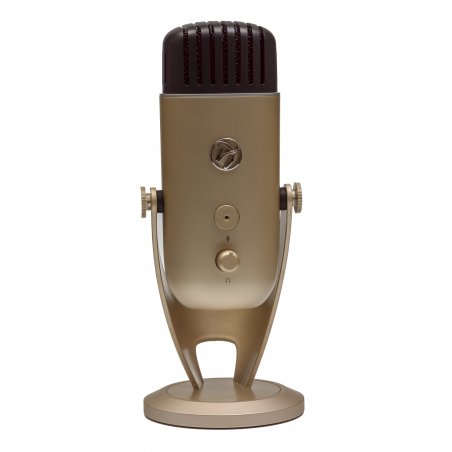 Microphone sur pied Arozzi compatible Colonna USB (Or)