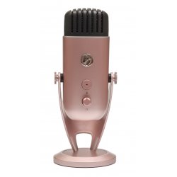 Microphone sur pied Arozzi compatible Colonna USB (Rose)