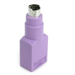 StarTech.com USB auf PS/2 Tastatur Adapter - Keyboard Adapter PS/2 (6 pin Mini-DIN) Stecker zu USB A (4 pin) Buchse - E