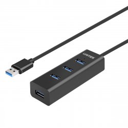 UNITEK Y-3089 hub & concentrateur USB 3.2 Gen 1 (3.1 Gen 1) Type-A 5000 Mbit/s Noir