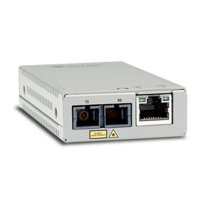 Allied Telesis AT-MMC200LX/SC-TAA-60 convertisseur de support réseau 100 Mbit/s 1310 nm Gris