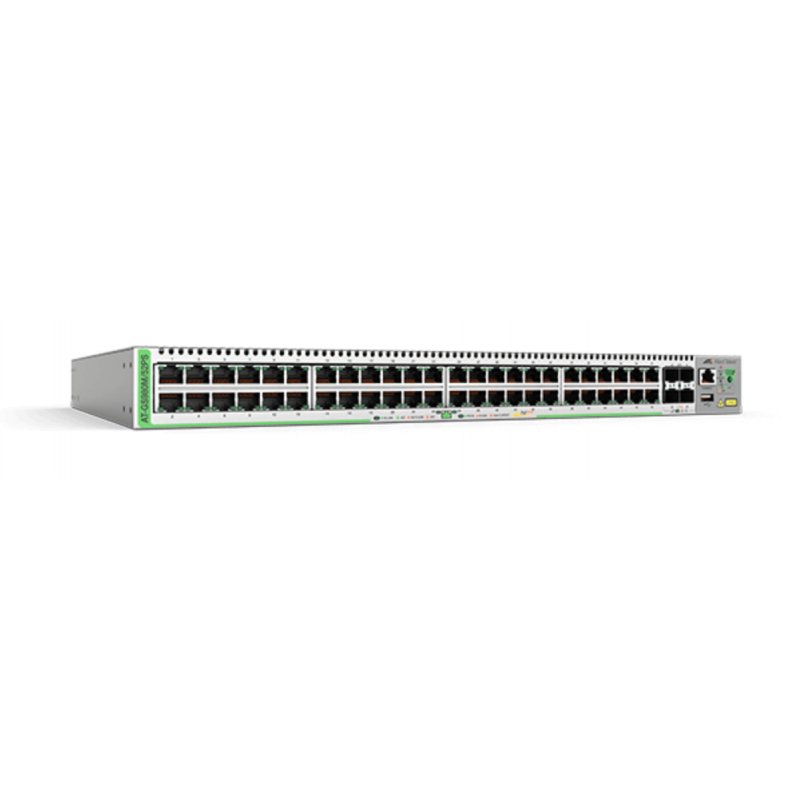 Allied Telesis AT-GS980M/52PS-50 Managed L3 Gigabit Ethernet (10/100/1000) Power over Ethernet (PoE) Grey