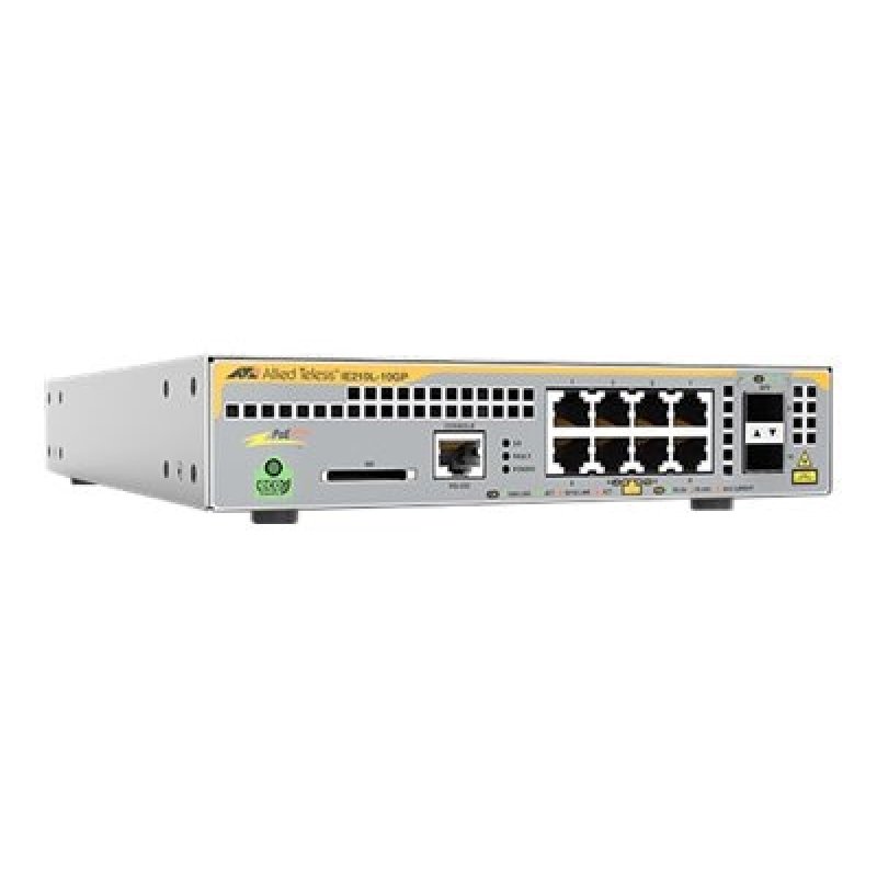 Allied Telesis AT-IE210L-10GP-60 Managed L2 Gigabit Ethernet (10/100/1000) Power over Ethernet (PoE) Grey