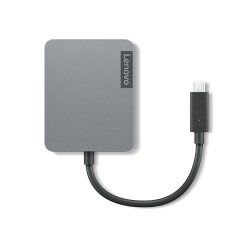 Lenovo 4X91A30366 station d'accueil USB 2.0 Type-C Gris