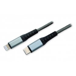 MCL MC923-1C/LIZ-1M lightning cable Grey