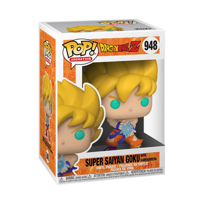 DRAGON BALL Z - Bobble Head POP N° xxx - SS Goku w/ Kamehameha Wave