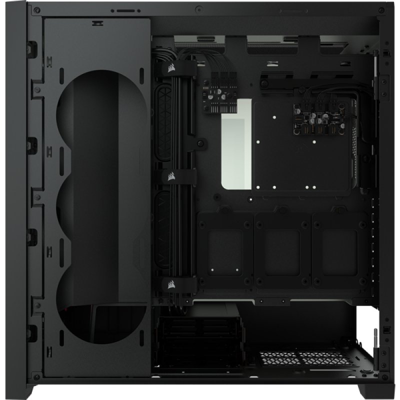 Corsair compatible iCUE 5000X RGB Midi-Tower, Tempered Glass - schwarz