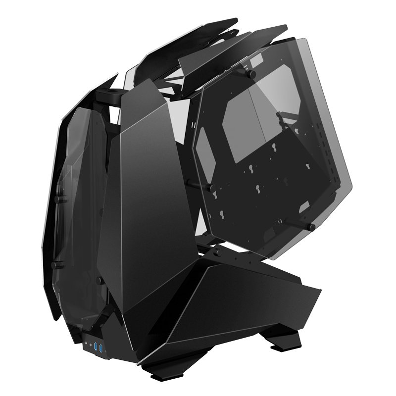 Jonsbo compatible MOD5 Big-Tower Showcase, Tempered Glass - schwarz