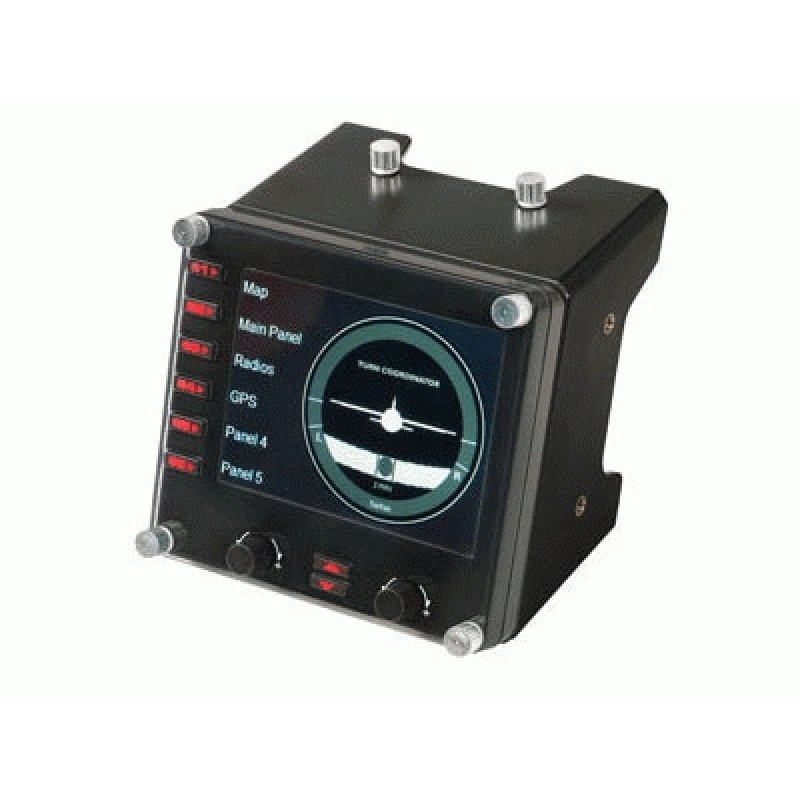 Logitech G Flight Instrument Panel Noir USB 2.0 simulation de vol Analogique/Numérique PC
