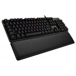 Logitech G G513 CARBON LIGHTSYNC RGB Mechanical Gaming Keyboard, GX Brown clavier USB QWERTY Anglais Charbon