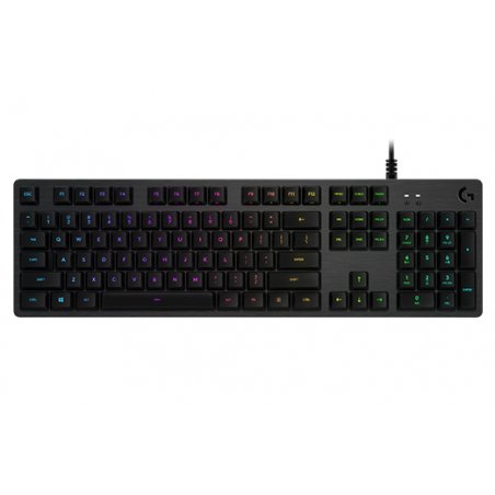 Logitech G G512 CARBON LIGHTSYNC RGB Mechanical Gaming Keyboard with GX Brown switches