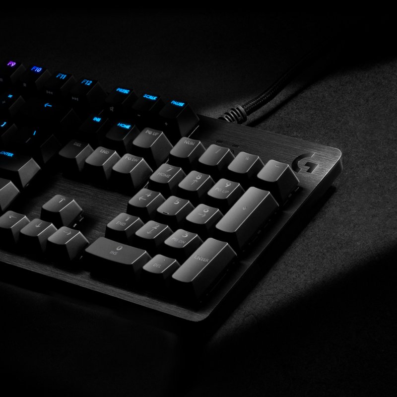 Logitech G G512 CARBON LIGHTSYNC RGB Mechanical Gaming Keyboard with GX Brown switches