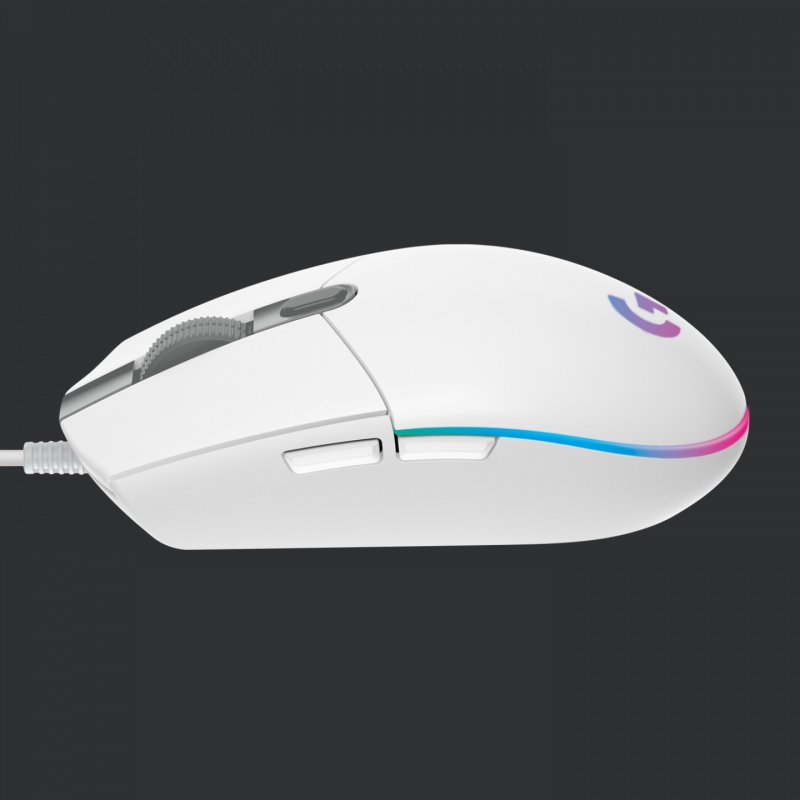 Logitech G203 LightSync Blanc