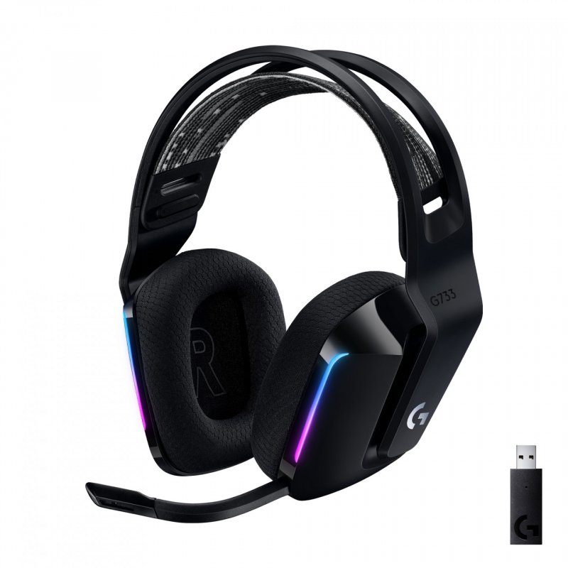 G733 LIGHTSPEED WIRELESS RGB GAMING HEADSET BLACK EMEA