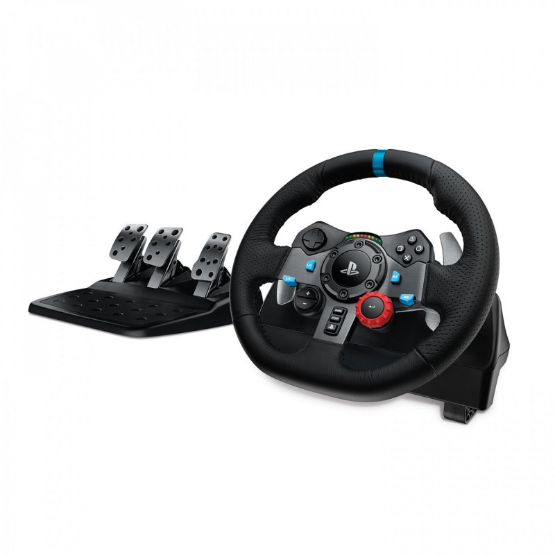 Logitech G G29 Driving Force Noir USB 2.0 Volant + pédales Analogique/Numérique PC, PlayStation 4, PlayStation 5, Play